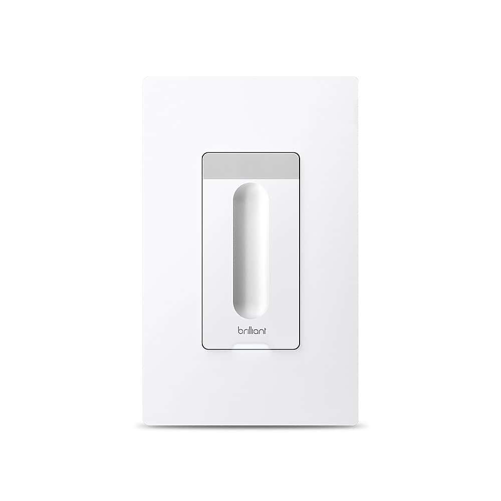 Brilliant Smart Dimmer SwitchWhite Smart Home Automation