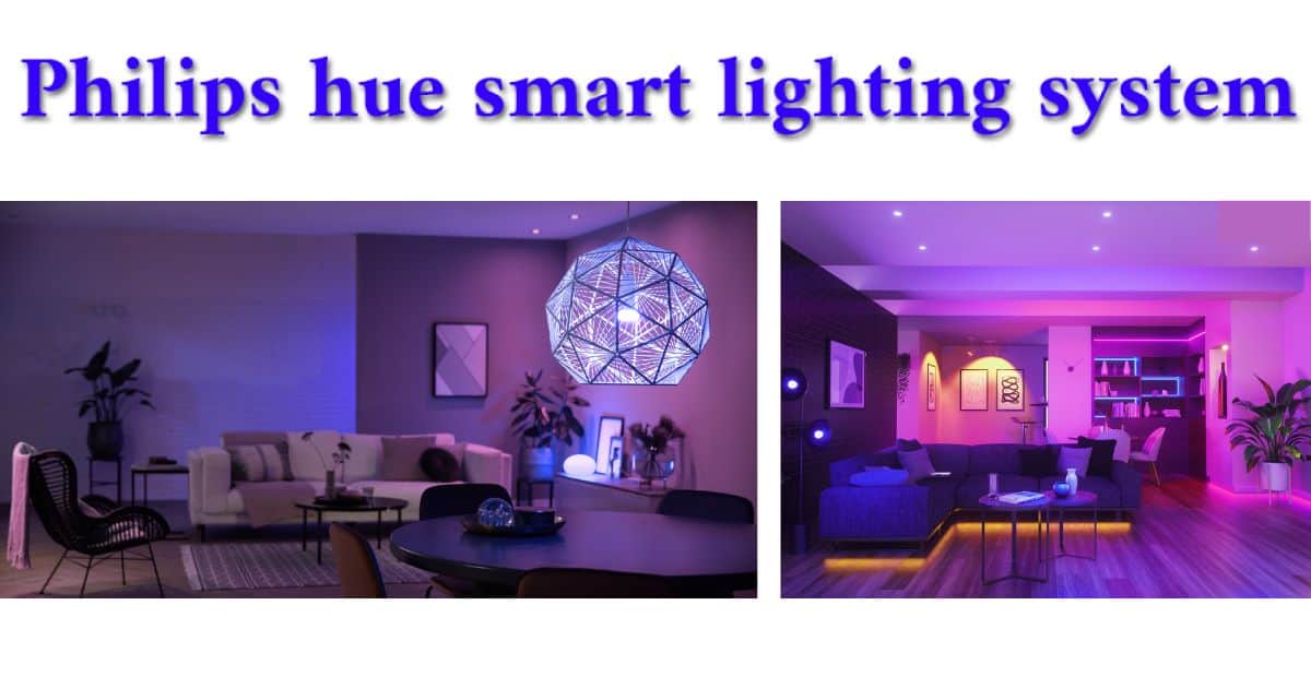 Philips hue smart lighting system