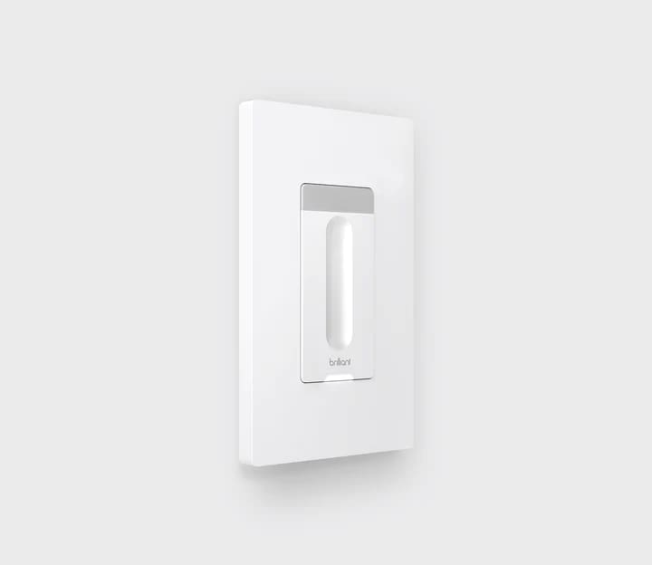 Brilliant Smart Dimmer SwitchWhite Smart Home Automation