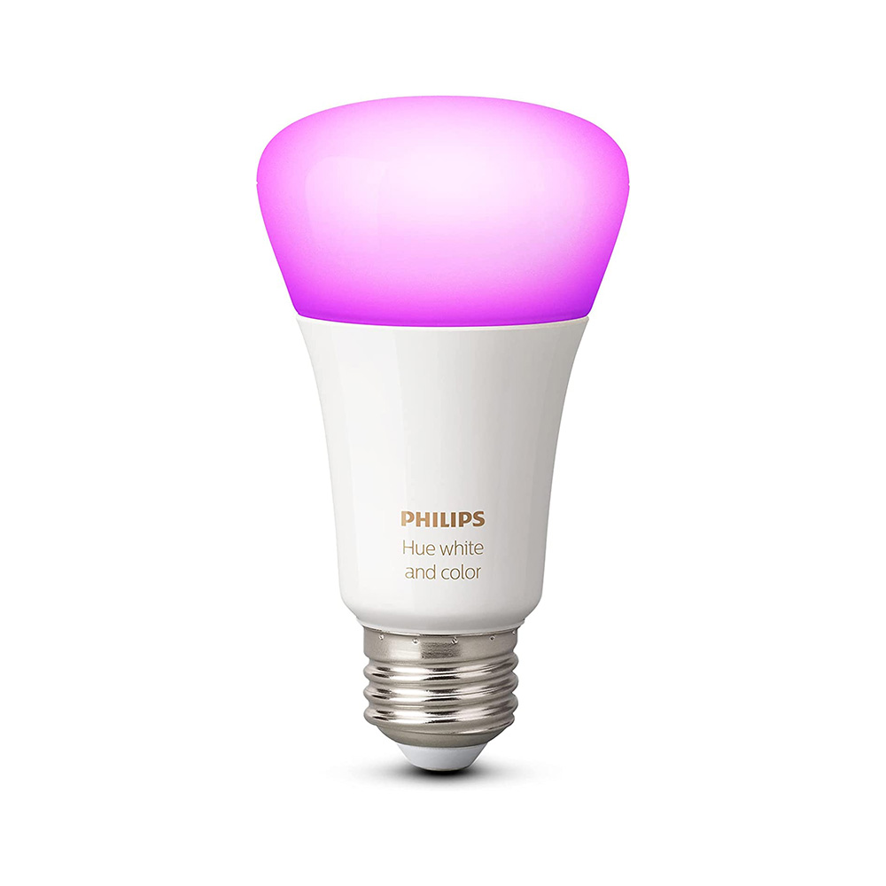 Philips Hue White and Color Ambiance A19 E26 LED smart bulb