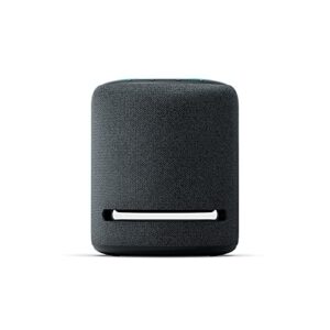 Echo Studio | Our best-sounding smart speaker ever - With Dolby Atmos, spatial audio processing technology, and Alexa | Charcoal