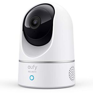 eufy Security S220 Indoor Cam, 2K, Pan & Tilt, Indoor Security Camera, Wi-Fi Plug-in Camera, Human & Pet AI, Voice Assistant Compatibility, Night Vision, Motion Tracking, HomeBase 3 Compatible