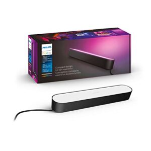 Philips Hue Play White & Color Smart Light, Single Base Kit, Hub Required/Power Supply Included (Works with Amazon Alexa, Apple Homekit & Google Home) , Black