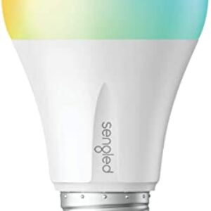Sengled Zigbee Smart Bulb, Smart Hub Required, Works with SmartThings and Echo with built-in Hub, Voice Control with Alexa and Google Home, Color Changing 60W Equivalent A19 Alexa Light Bulb, 1 Pack