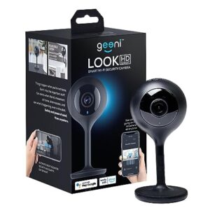 Geeni LOOK Indoor Smart Security Camera, 1080p HD Surveillance with 2-Way Talk and Motion Detection, Works with Alexa and Google Assistant, No Hub Required (1 Pack)