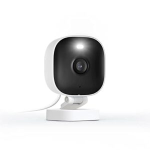 VIMTAG Mini G3 Security Camera Outdoor/Indoor with Spotlight, Plug-in 2.5K/4MP HD Full-Color Night Vision Home Cam with AI Human Detection, Cloud/SD Card Storage, Support Alexa & 2.4Ghz WiFi (White)