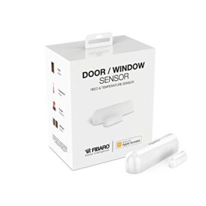 Fibaro USA FGBHDW-002-1 Door/Window HomeKit-enabled Contact Sensor, White
