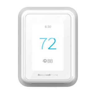 Honeywell Home T9 WiFi Smart Thermostat, Smart Room Sensor Ready, Touchscreen Display, Alexa and Google Assist White