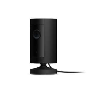 Ring Indoor Cam (1st Gen), Compact Plug-In HD security camera with two-way talk, Works with Alexa - Black
