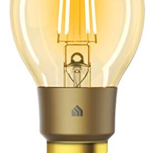TP-Link Kasa Smart Wi-Fi LED Bulb, Filament E26 Smart Light Bulb, Warm Amber 2000K, Dimmable, No Hub Required, Compatible with Alexa & Google Assistant (KL60)