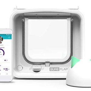 SureFlap Microchip Cat Door Connect with Hub Bundle - Door Opening: The Microchip Cat Door Flap Opening is 5 5/8" (w) by 4 3/4" (h