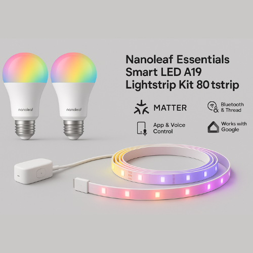 Nanoleaf Essential smart led A19 Bulb & Lightstrip