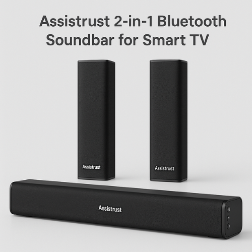 Assistrust 2 in 1 bluetooth speaker 