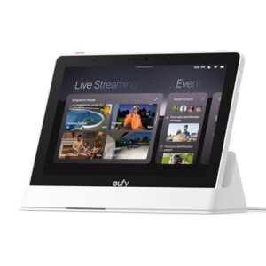eufy Security eufy Smart Display E10, Smart Home Hub, 8" Control Panel, Compatible Devices, Four Views on One Screen, Instant Door Alerts, Daily Event Reports, One Tap Control