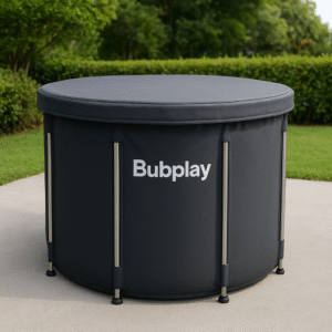 Bubplay Ice Bath Cold Plunge Tub with Cover