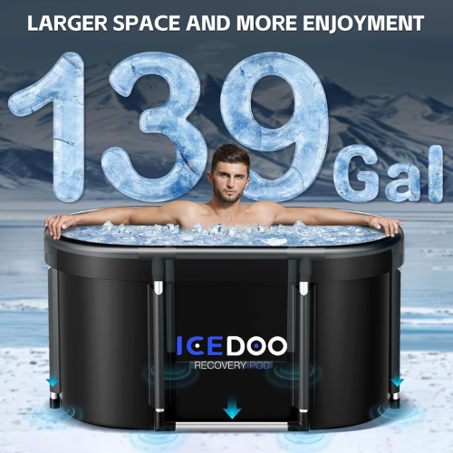 Wxtkkom XL 139-Gallon Oval Ice Bath Tub