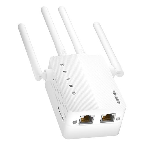 Zooblu WiFi Extender, Signal Booster for Home,1200Mbps Wall-Through Strong, Covers up to 13800 sq. ft & 108 Devices, Dual Band 2.4G and 5G, with Ethernet Port & AP Mode