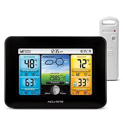 AcuRite Home Weather Station with Color Indoor Display, 02077