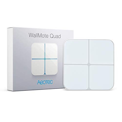 Aeotec ZW130 WallMote Quad Wireless Zwave Technology On Off Switch