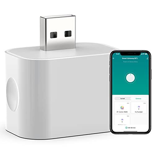 Angdarun Smart WiFi Gateway Remotely Control Smart Wall Lights,Wireless Remote Controller Smart Home Hub with Bluetooth MESH Gateway, Compatible with Alexa & Google Assistant,Only Support Tuya Device