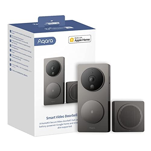 Aqara G4 Video Doorbell (Chime Included), Gray