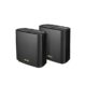 ASUS ZenWiFi AX6600 Tri-Band Mesh WiFi 6 System, XT8 2PK, Whole Home Coverage up to 5500 sq. ft & 6+ rooms, AiMesh, Included Lifetime Internet Security, Easy Setup, 3 SSID, Parental Control, Black