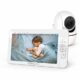 Babystar Video Baby Monitor, 7″ 720P HD Baby Monitor with Camera and Audio, Security Camera No Wifi No App, Remote Zoom/Pan/Tilt, Clear Night Vision,4000mAh Battery,1000ft Long Range, Temperature Sensor