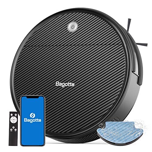 Bagotte Robot Vacuum and Mop Combo, 2000Pa Suction