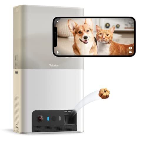 Petcube Bites 2 Lite Interactive WiFi Pet Monitoring Camera with Sound and Motion Alerts
