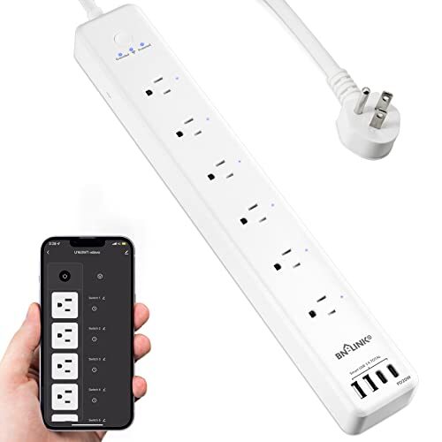 BN-LINK Smart Power Strip Compatible with Alexa Google Home