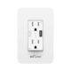BN-LINK Electrical Outlet in-Wall Smart Wi-Fi Outlet with High Speed 2.1A USB Port – Compatible with Amazon Alexa and Google Assistant – Wireless and Voice Control