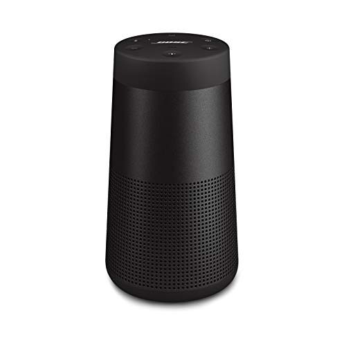 Bose SoundLink Revolve (Series II) Portable Bluetooth Speaker, Wireless Water-Resistant Speaker with 360° Sound, Black
