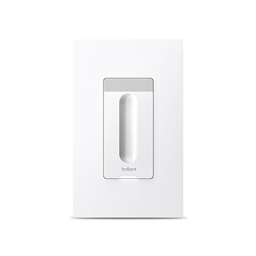 Brilliant Smart Dimmer Switch-White