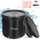 Bubplay Ice Bath Cold Plunge Tub with Cover for Indoor Outdoor for Recovery, Cold Water Therapy, Athletes & Adults -105 Gallons, Black, XL