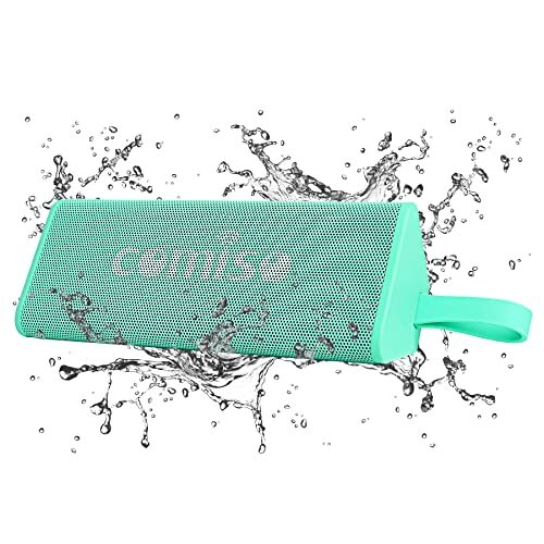 Comiso Bluetooth Speakers, IPX7 Waterproof Speaker, Wireless Portable Shower Speaker, 10W Loud Crystal Clear Stereo Sound, 20 H Playtime Bluetooth 5.0 Built-in Mic for Call, Travel, Outdoor, Backyard