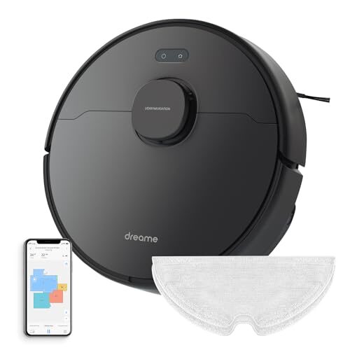 Dreametech D9 Max Robot Vacuum and Mop, 4000Pa Suction Power