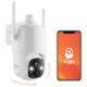 Dzees 360° PTZ Security Cameras Wireless Outdoor WiFi, 2K Battery Powered Home Security Camera Indoor, Spotlight & Siren, Color Night Vision, 2-Way Talk, AI Motion Detection, IP66, SD/Cloud Storage