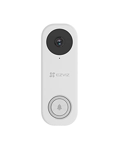 EZVIZ 5G WiFi 5MP Video Doorbell, 176° Ultra-Wide FOV, Human/Vehicle Shape Detection, Sound and Light Alert, Two-Way Talk, Weatherproof, DB1 Pro