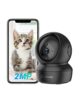 EZVIZ Indoor Security Camera Dome, Baby, Pet Monitor, Pan-Tilt 360° 1080P, Smart IR Night Vision, Motion Detection, Custom Area, Auto Tracking, 2-Way Audio, Compatible with Alexa and Google, C6N