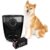 Feeder-Robot by Whisker, Black with Smoke-Grey Hopper, Includes Backup Battery, Smart Automatic Pet Feeder, Feed Your Cat or Dog from Anywhere, Designed & Assembled in USA