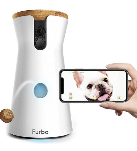 Furbo 360° Dog Camera with Barking Alerts and Treat Tossing
