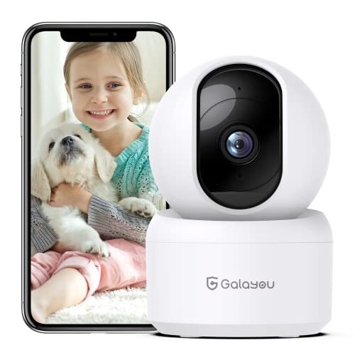 GALAYOU Pet Camera 360° WiFi Home Security with Night Vision