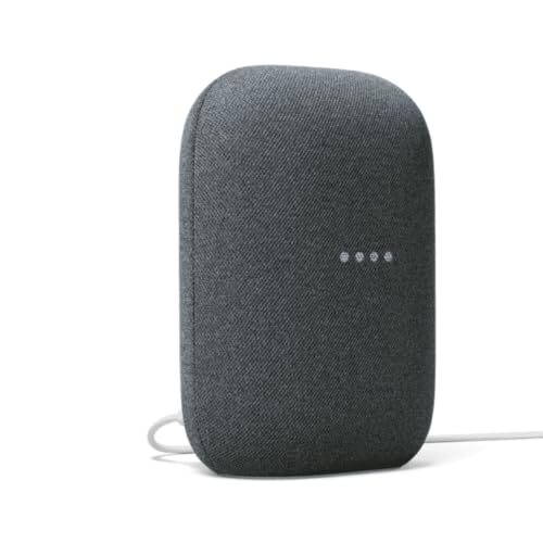Google Audio Bluetooth Speaker, Wireless Music Streaming, Powerful Sound, Assistant Built-in, Wi-Fi and Bluetooth Connectivity, Smart Home Control, Stereo Pairing (Charcoal)