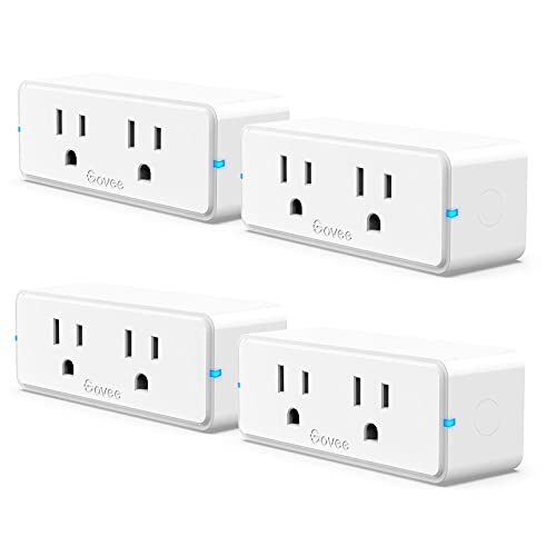 Govee Dual 15A WiFi Bluetooth Smart Plug 4 Pack
