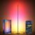 Govee RGBIC Floor Lamp Basic, LED Corner Lamp Works with Alexa, 1000 Lumen Smart Modern Floor Lamp with Music Sync and 16 Million DIY Colors, Color Changing Standing Lamp for Bedroom Living Room, Black