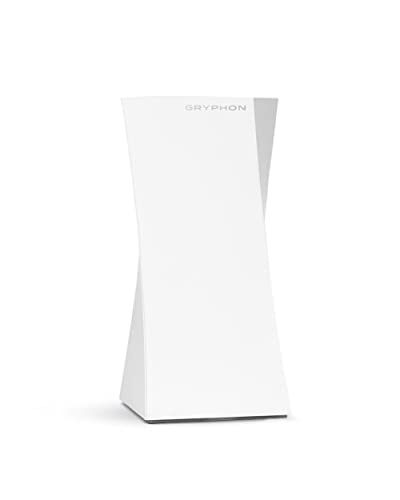 Gryphon Tower Mesh WiFi Router, Advanced Firewall Security, Parental Controls, and Content Filters, Tri-Band 3 Gbps, 3000 sq. ft. Full Home Coverage per Mesh Router