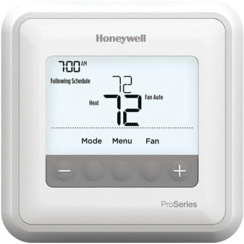 Honeywell T4 Pro Programmable Thermostat, TH4110U2005/U