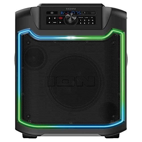 ION iPA125C Pathfinder 280 Bluetooth Rechargeable Speaker with FM Radio and LED Lighting