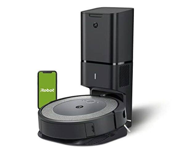iRobot Roomba i3+ EVO (3550) Self-Emptying Robot Vacuum, Now Clean by Room with Smart Mapping, Empties Itself for Up to 60 Days, Works with Alexa, Ideal for Pet Hair, Carpets​