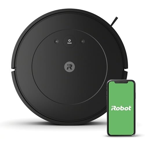 iRobot Roomba Vac Robot Vacuum (Q0120), Easy to use, Power-Lifting Suction, Multi-Surface Cleaning, Smart Navigation Cleans in Neat Rows, Self-Charging, Alexa